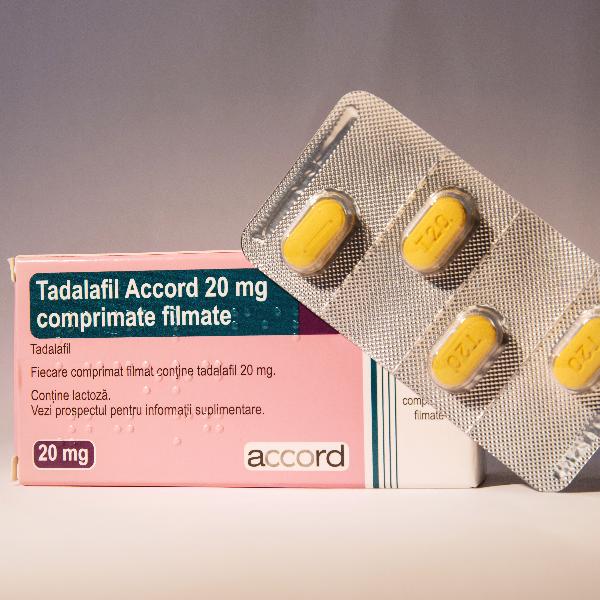 Tadalafil accord 20 mg 17.50 lei/tableta